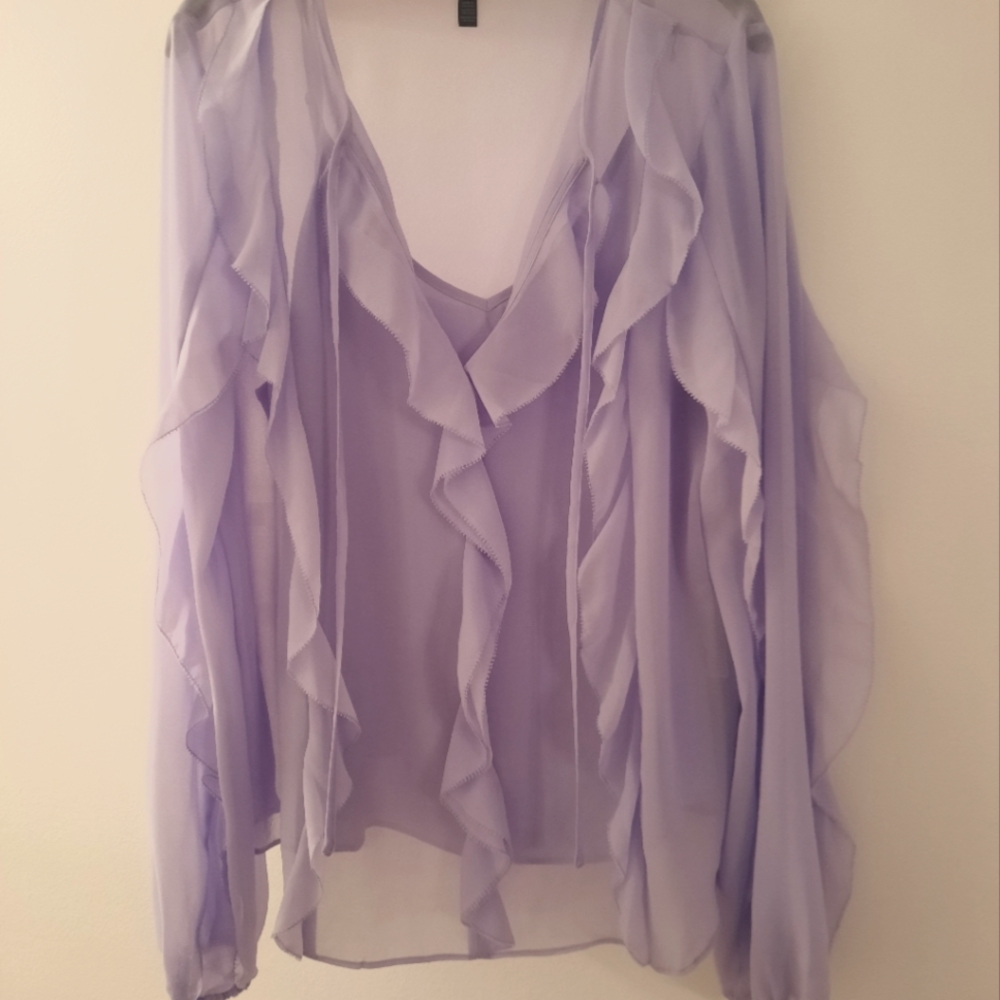 WHBM blouse button up size M